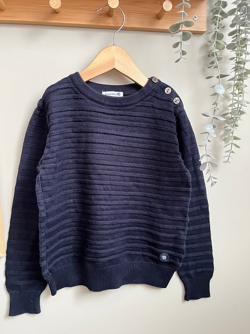 Pull garçon Armor-kids - 8 ans - Marine