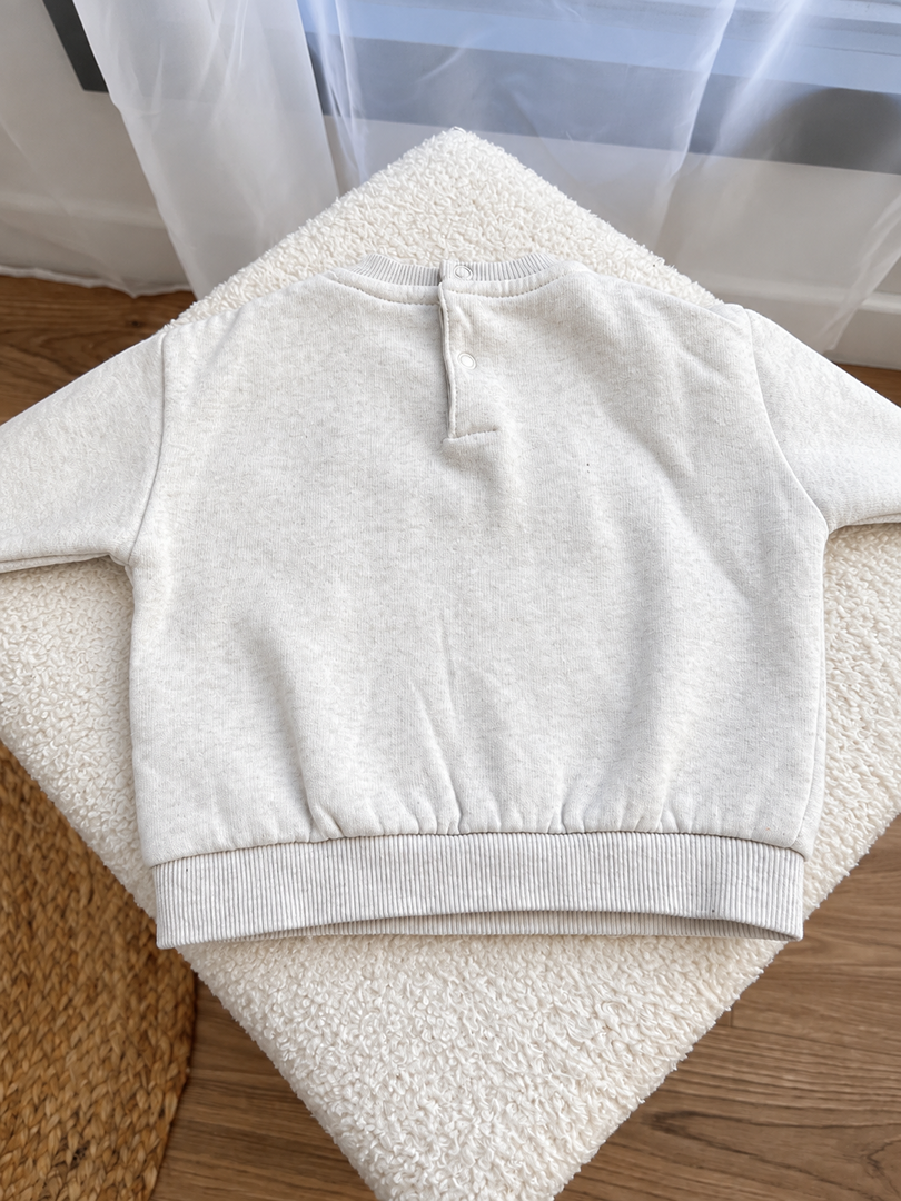 Pull beige Tape à l'œil 12 mois garçon hiver manches longues