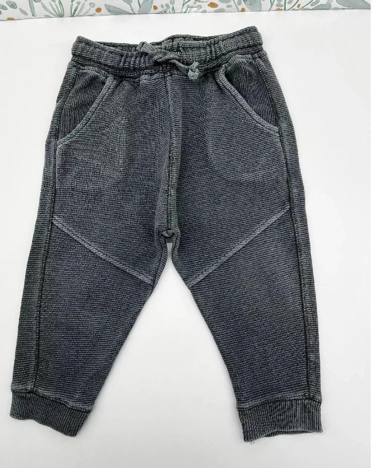 Pantalon jogging garçon - Zara 12 / 18 mois 86 cm - Vert Garçon