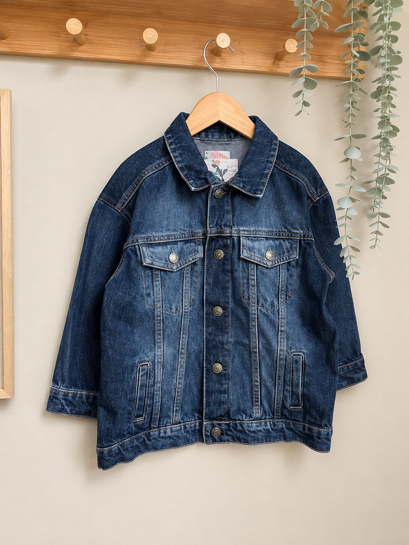 Veste En Jean Bleu Du Pareil Au Même Dpam Garçon 5 Ans Mi-saison