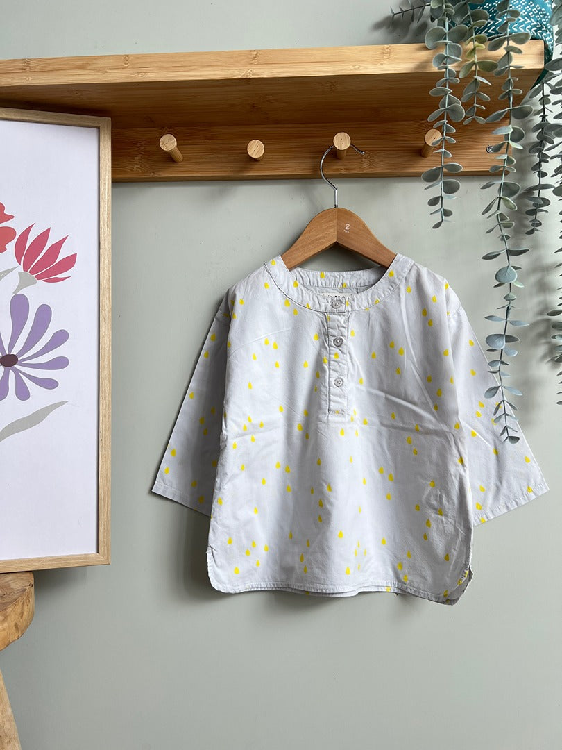Blouse fille Louis de Movy x Monoprix 2 ans 3 ans manches longues coton mi-saison