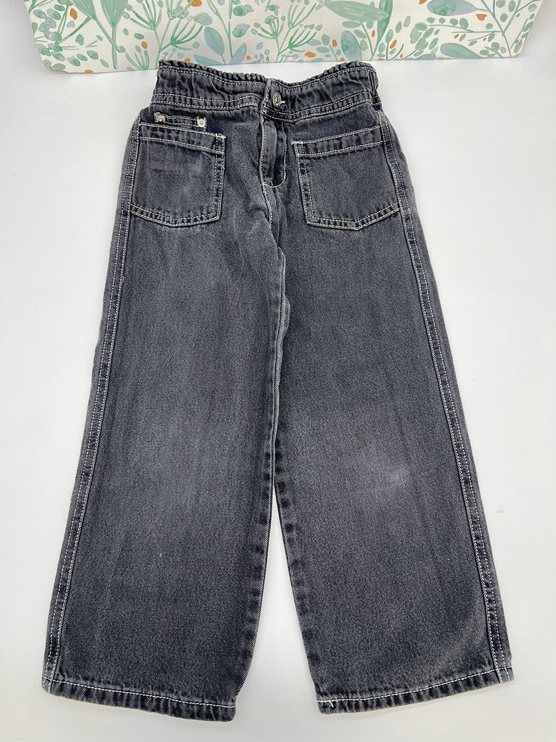 Jean large wild fille Zara - 6 ans - Gris