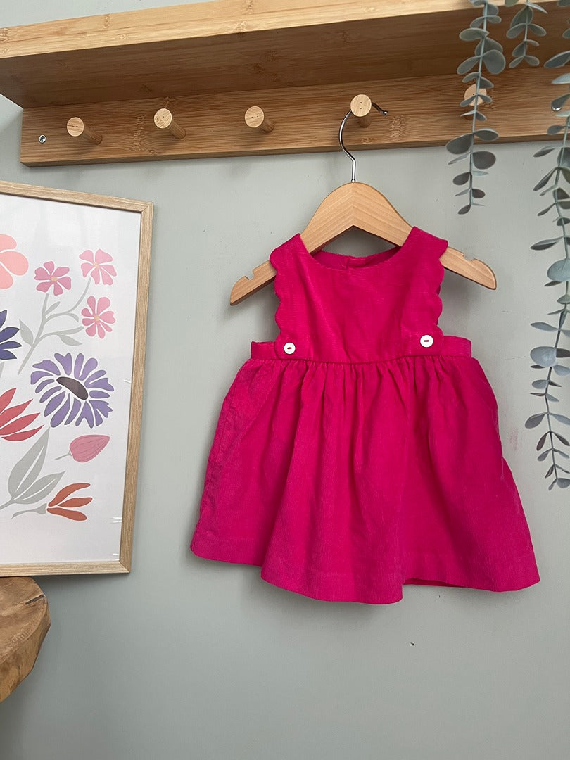 Robe velours côtelé fille Jacadi - 6 mois - Rose