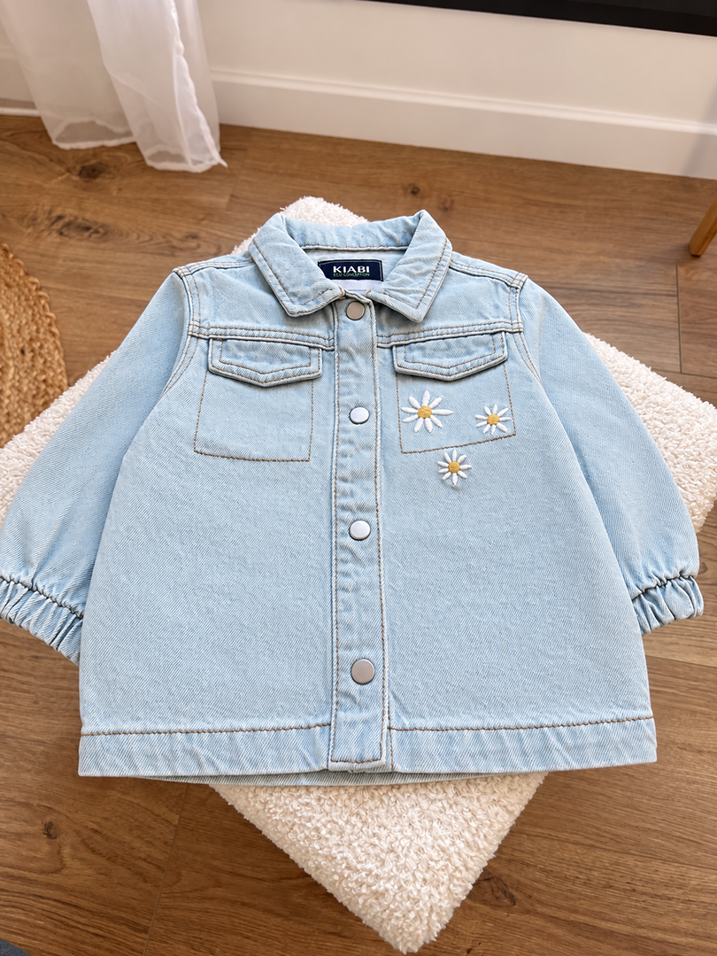 Veste en jean Kiabi fille mi-saison manches longues 18 mois