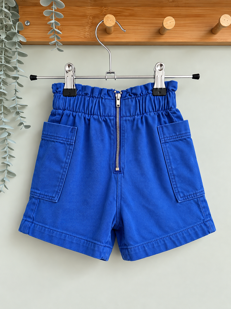 Short en jean fille Tape à L'oeil bleu taille 3 ans mi-saison
