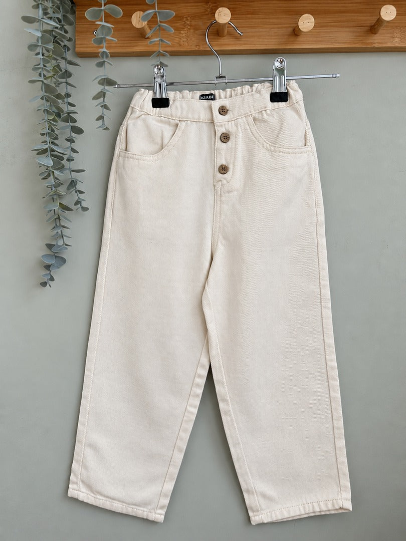 Pantalon garçon léger Mi-saison Kiabi 4 Ans Crème