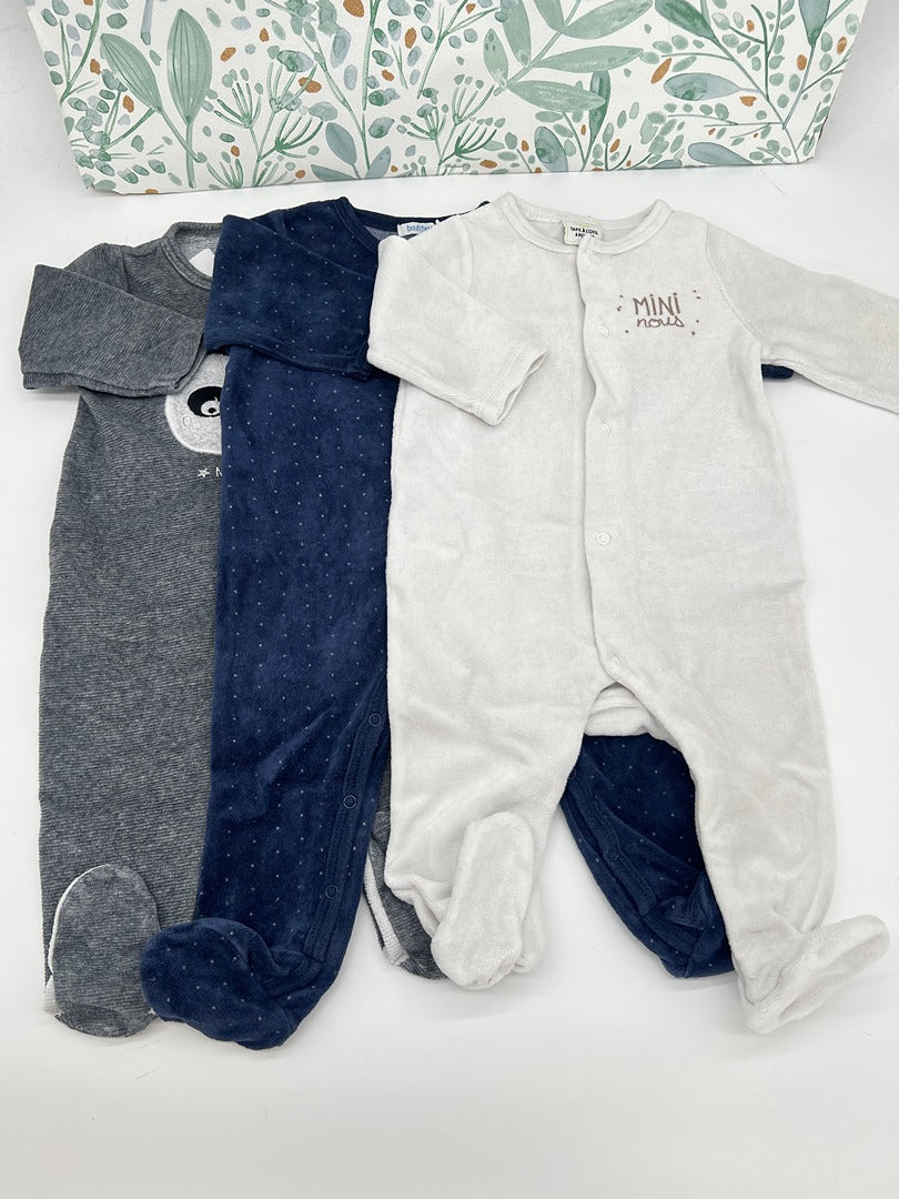 Pyjama Bébé Mixte Hiver 6-9 Mois Tape à L'œil