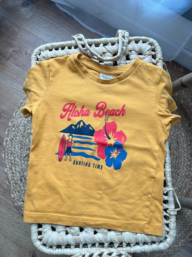T-shirt manches courtes garçon Tape à l'oeil Tao 2 ans été