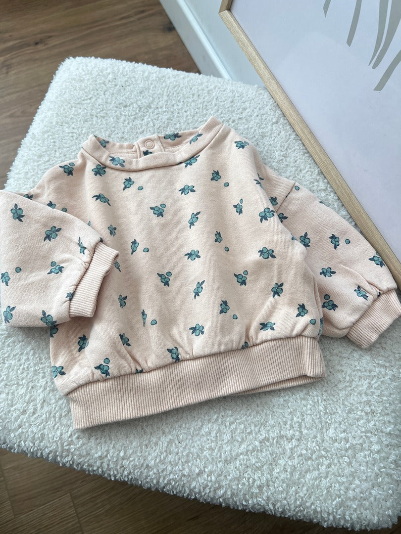 Sweat / pull intérieur gratté fille Kiabi - 1 mois - Abricot