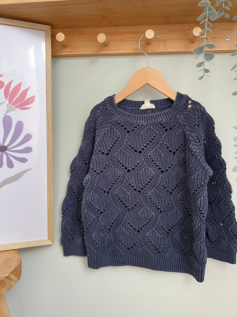 Pull fille Lc Kids 4 ans bleu marine