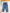 Jean fille 2 ans 3 ans 92 cm coupe paperbag denim bleu mi-saison