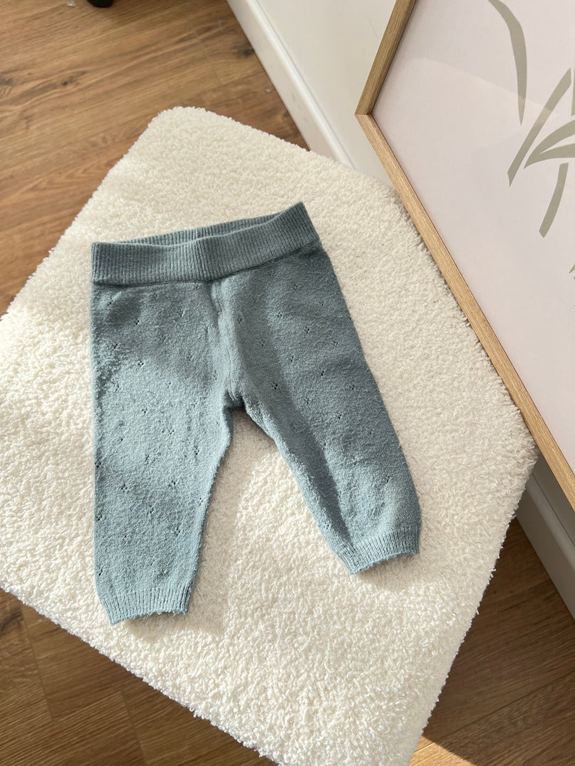 Legging maille fille Kiabi - 3 mois - Turquoise