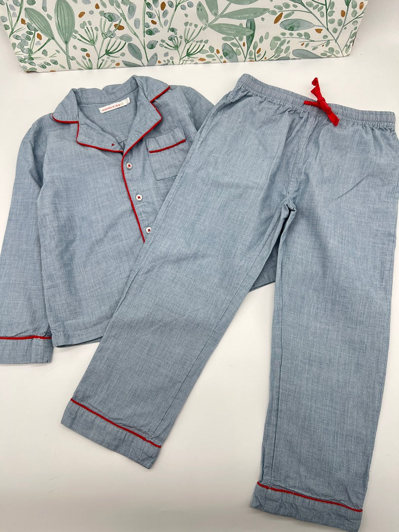 Pyjama 2 pièces garçon Monoprix Kids bleu 3 ans mi-saison m.longues