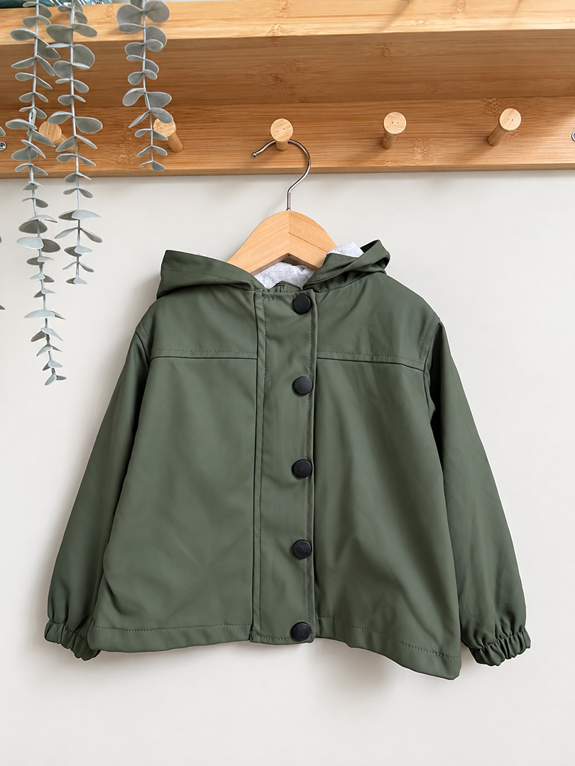 Imperméable ciré vert garçon Zeeman 2 ans 92 cm mi-saison manches longues
