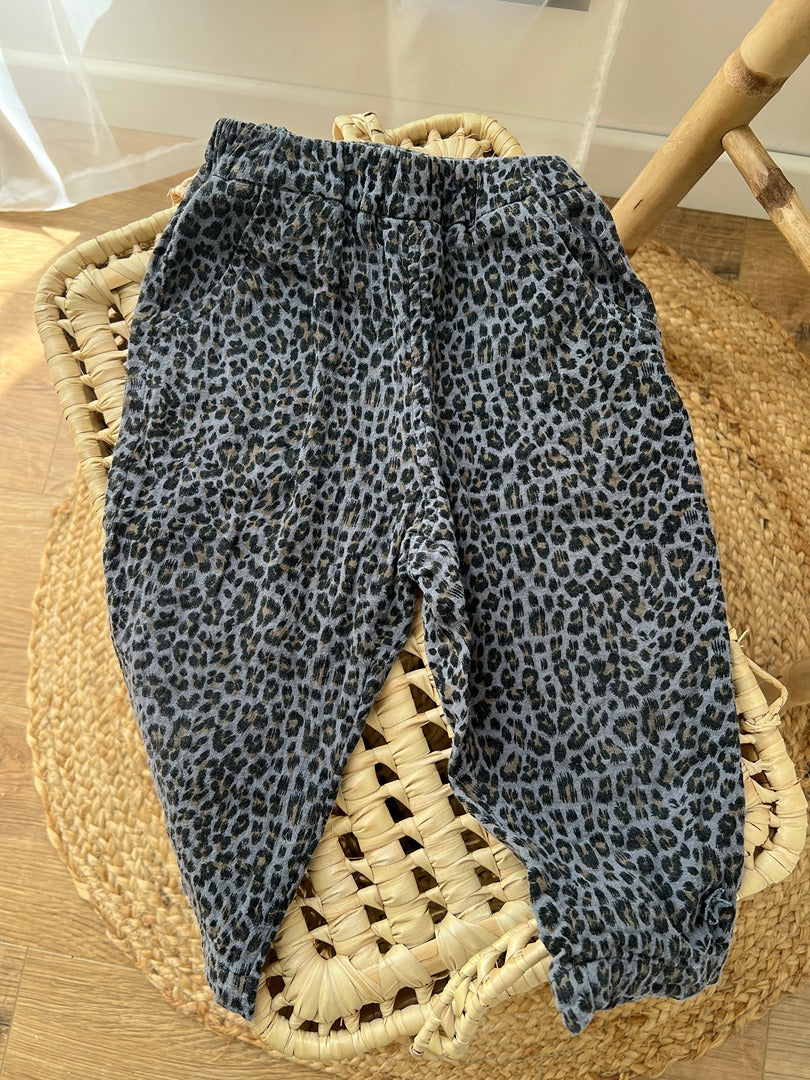 Pantalon léopard Tocoto Vintage 2 ans Mixte mi-saison