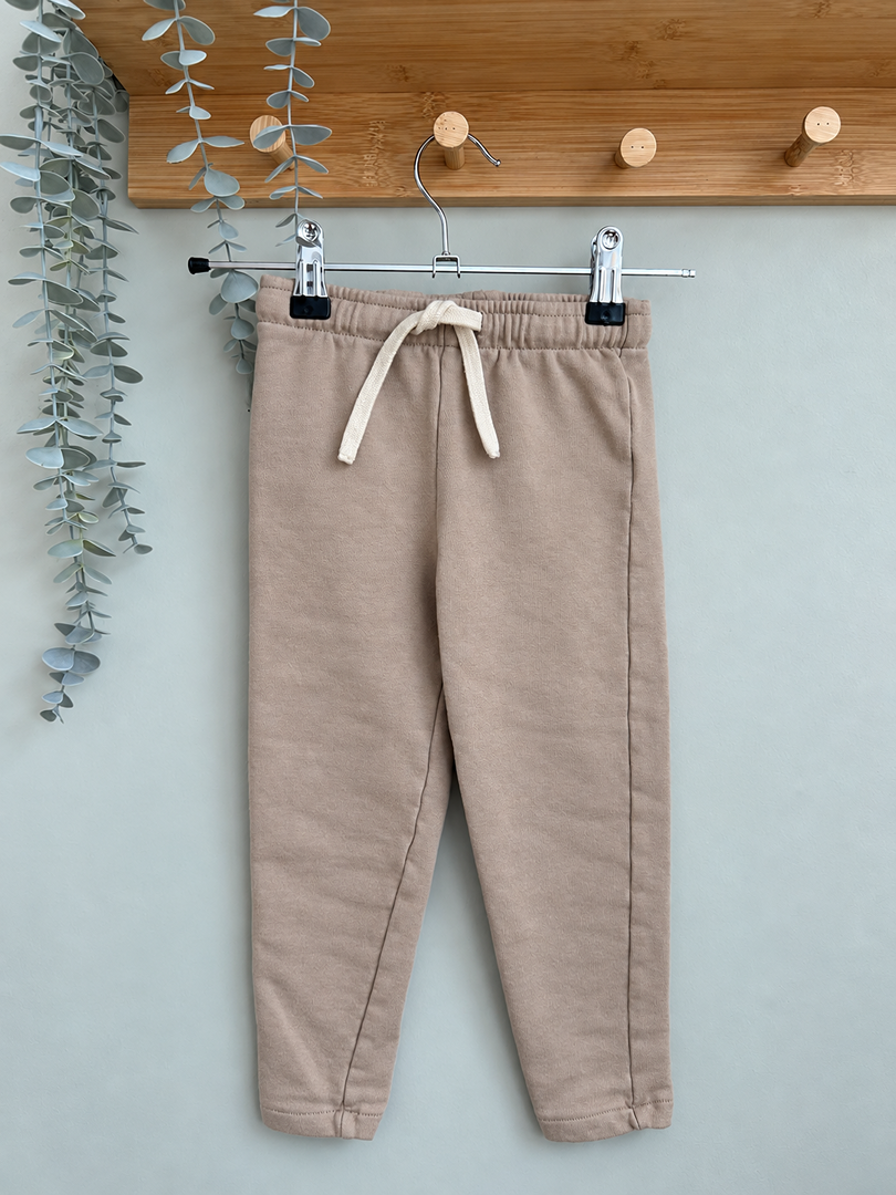 Pantalon jogging garçon camel beige 3 ans Mi-saison