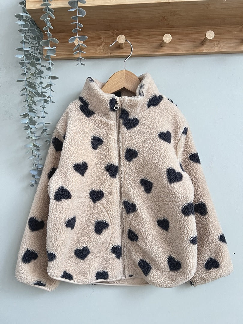 Veste polaire H&m fille 5 ans mi-saison manches longues