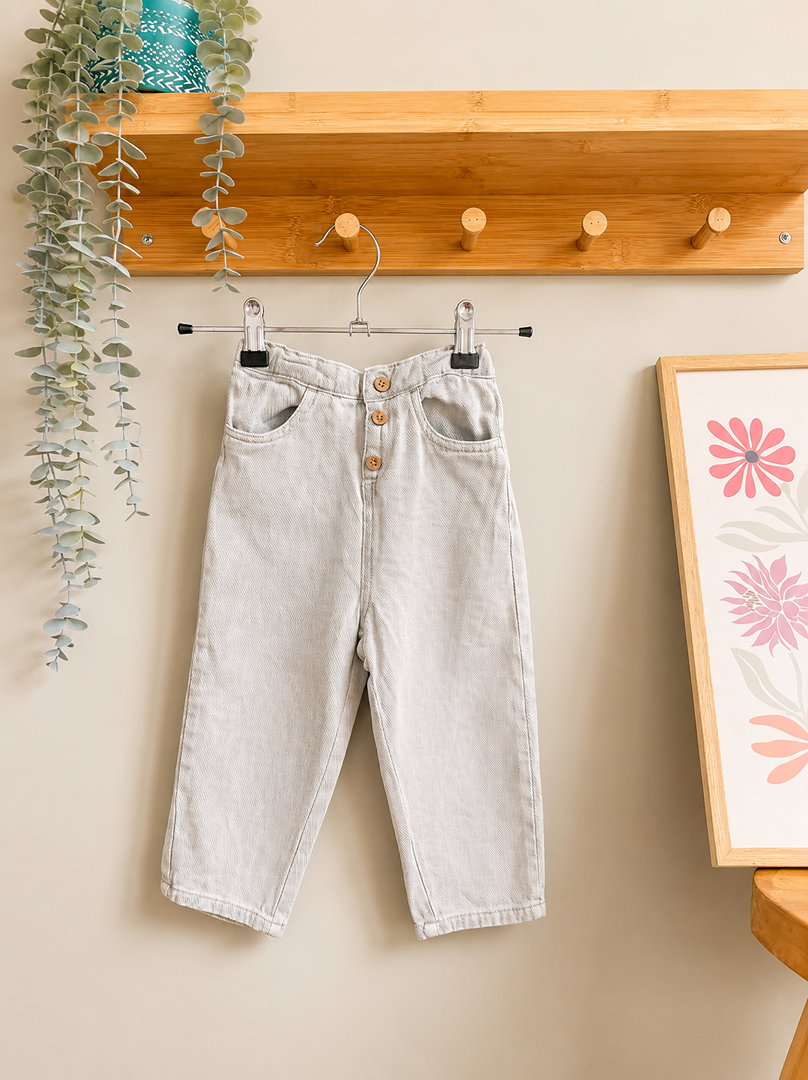 Pantalon jean gris Kiabi 2 ans garçon mi-saison