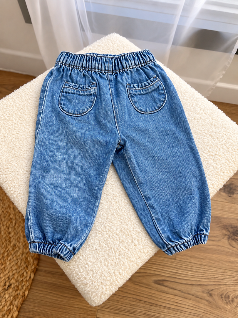 Jean fille Lh La halle bleu taille 12 mois mi-saison